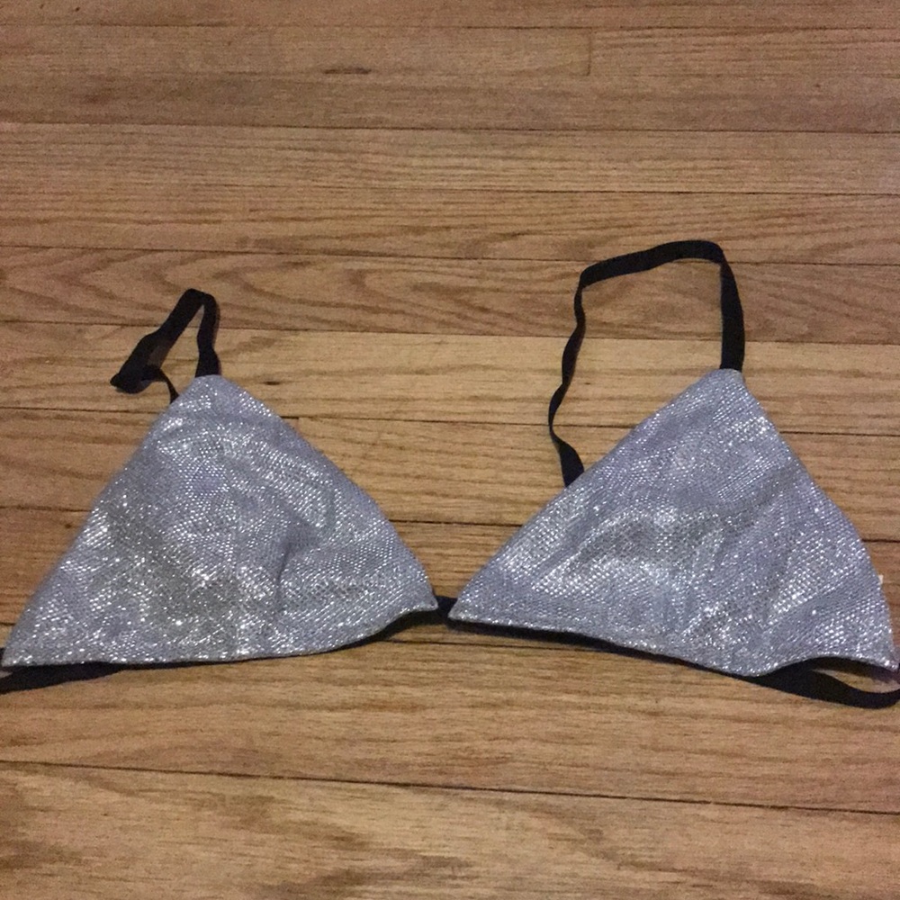 Sparkly Disco Club Bralette Top